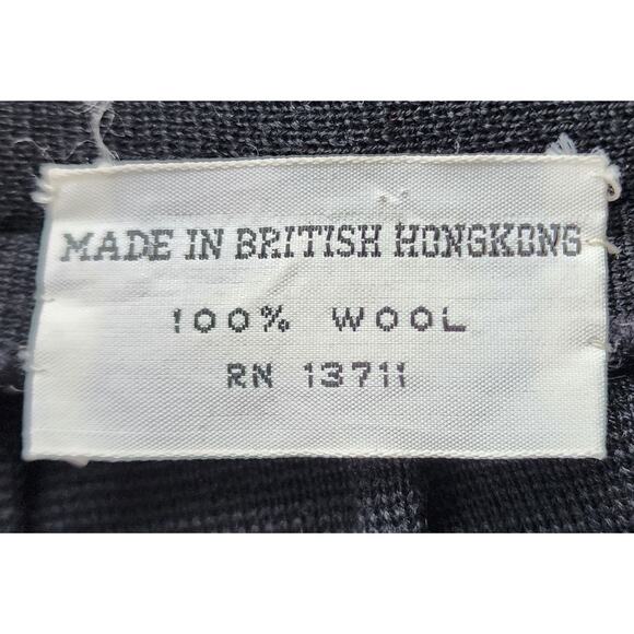 70s Beaded Wool Maxi Skirt | British Hong Kong Vintage size 14 - Picture 8 of 13